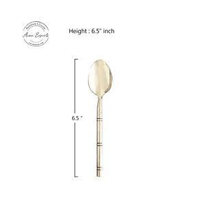 Cuchara de café pulida con espejo de acero inoxidable multiusos ecológica Cuchara medidora de mango largo Material de PC - Product Image 6