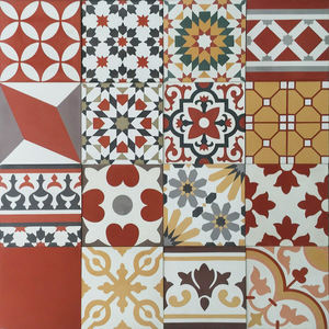 Carrelage brésilien coloré, Patchwork mélange de couleurs et de motifs aléatoires - Product Image 4