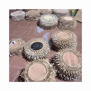 Bán Chạy Nhất Tự Nhiên Bohemia Mây Treo Gương Làm Từ Việt Nam Với Giá Tốt Nhất - Product Image 3