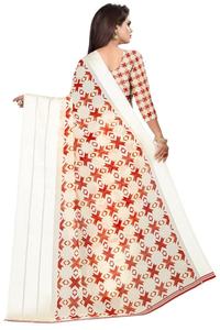 Nouvelle arrivée de coton Kanchipuram Checks Work and Festival Wear Saree Vente en gros Prix le plus bas Vêtements ethniques Vêtement - Product Image 3