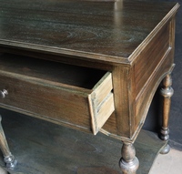 Table de meuble en bois Style français, Console Vintage et rustique, résistante aux intempéries