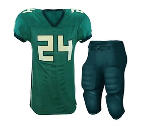 Nombre personalizado y número sublimado uniforme de fútbol americano transpirable de talla grande características - Product Image 1