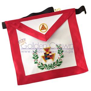 ผ้ากันเปื้อนปักลายพระราชโค้งผ้ากันเปื้อนพระราชกกุธภัณฑ์ - Product Image 1