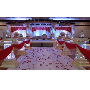 มณฑปแต่งงานคริสตัลไฟเบอร์สุดหรู ฟิจิ มณฑปแต่งงานคริสตัลตกแต่งพิเศษ ออโนรี ดีไซน์คริสตัลทันสมัย มณฑปแต่งงานคริสตัล สหรัฐอเมริกา - Product Image 1