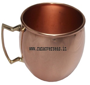 Mug Vintage en cuivre pur avec poignée en laiton sculpté, verres pour bière, vin, Vodka, pour boisson douce, 1 pièce - Product Image 2