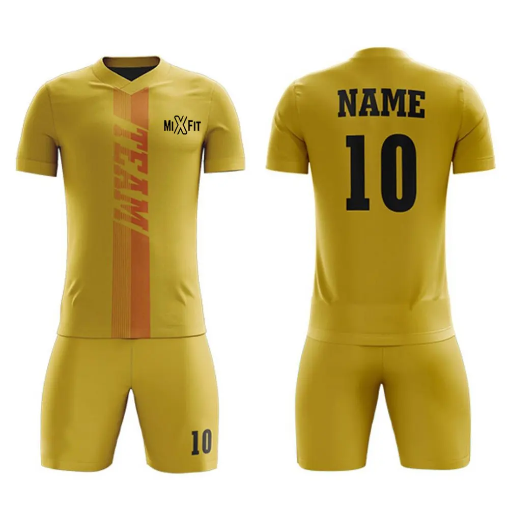 Logo personalizzato Design uniforme da calcio vendita Online uniforme da calcio personalizzata per Unisex migliore materiale uniforme da calcio per abbigliamento da squadra