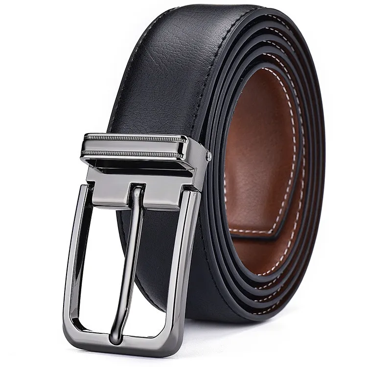 Ratchet Click Dress Belt for Men Comfort Genuine Leather Belt