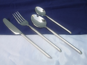 Juego de Cubiertos Decorativos Hechos a Mano en India, Juego de Cubiertos de Acero Inoxidable con Pulido Brillante/Niquelado, Juego de Cubiertos Elegantes para Mesa de Boda - Product Image 3