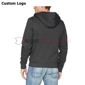 Organic Hemp Men <b>Hoodies</b> With Zippers 500 Gsm Hoodie With Sale Price - Product Image 3