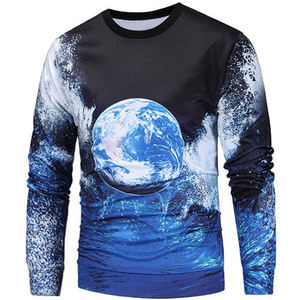 Marque, élégant de qualité supérieure sweats à col rond vierges en gros sérigraphie col rond surdimensionné sweat Sublimat - Product Image 3