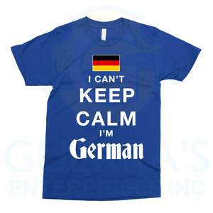 Stylish Bundesrepublik Deutschland <b>Flag</b> T-Shirt All-Over German Colors Print on Breathable Canvas Plus Size <b>Blank</b> Design - Product Image 2