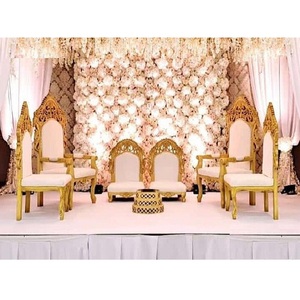 Chaises de cérémonie tulum en cuir de Style moderne, chaises de cérémonie de mariage, exposition parfaite pour un mariage - Product Image 1