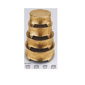 4 Maten Bruiloft Metalen Antiek Gouden Cake Stand Mini & Big Design Decoratie Fancy Luxe Moderne Taartstandaard