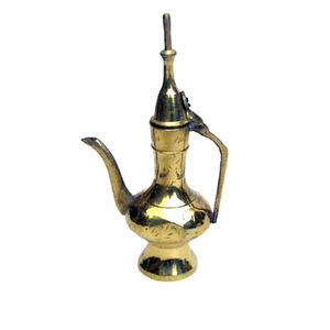 Jarra de latón Aftaba con acabado negro, jarra de latón arábigo, estándar, calidad Aftaba, Oriente Medio - Product Image 5