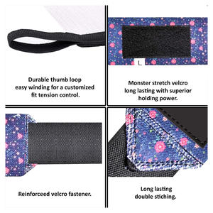 Muñequeras personalizadas para gimnasio, fitness, para levantamiento de pesas, entrenamiento de fuerza - Product Image 3