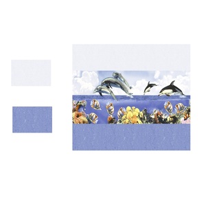 Nuevo diseño floral decorativo exterior azulejos de pared de cerámica 300x450mm - Product Image 5