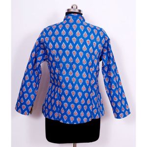 Chaqueta Acolchada de Algodón para Mujer Double Delight, Abrigo Reversible Kantha Hecho a Mano, Moda Vintage para Festivales de Invierno, Rayas Regulares - Product Image 6