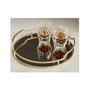Trending Design Plateau de service alimentaire en métal Forme ronde Taille personnalisée Dessert Dates Plateau de service par Home Arts - Product Image 5