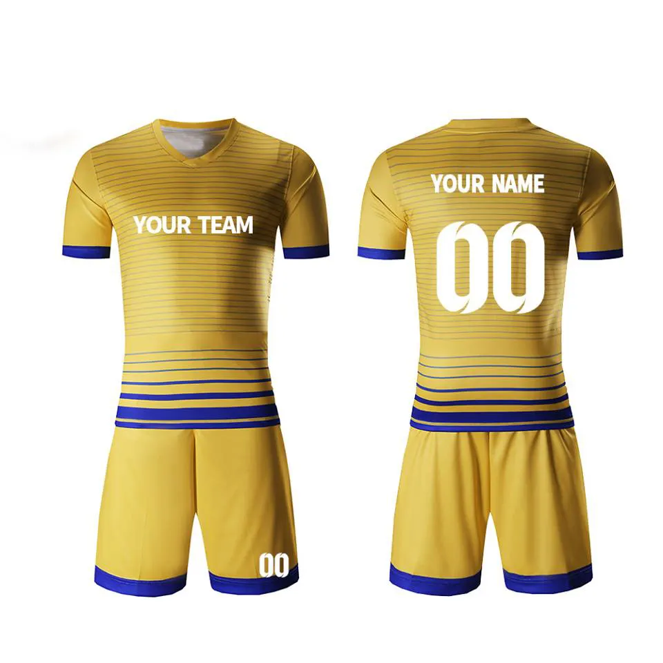 Camiseta de fútbol de sublimación de poliéster 100%, camisetas de fútbol baratas y originales para equipos