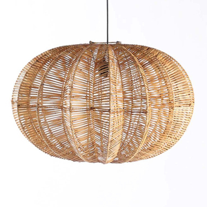 โคมไฟหวาย, โคมไฟห้อยทำมือ, โคมไฟตกแต่งศิลปะ, ดีไซน์ไม่ซ้ำใคร/ ผลิตในเวียดนาม/ SISU/ RL-618 - Product Image 1