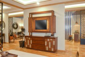 Mueble para TV Terra, Aparador de Diseño Moderno y Natural para Sala de Estar, Hogar u Hotel, Consola Multimedia de Madera - Product Image 2