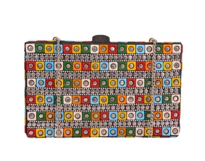 Bolsa de viaje de embrague de metal indio para uso nupcial y nocturno-Venta al por mayor de Guru Kirpa Export House - Product Image 1