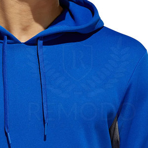 Sweats à capuche en polaire pour hommes en gros, personnalisés, hiver, polyester/coton écologique, motif à carreaux, couleurs et logos personnalisés - Product Image 4