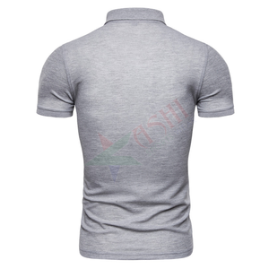 เสื้อยืดโปโลแขนสั้นสำหรับผู้ชาย,เสื้อโปโลสำหรับใส่ออกกำลังกายทำจากผ้าฝ้าย - Product Image 6