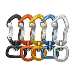 Rotating Carabiner Hook Keychains Dog Leash Swivel Carabiner Aluminum For Camping Limbing