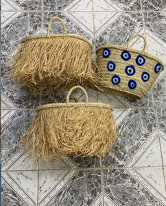 Sacs marocains en paille personnalisés tendance - Product Image 1
