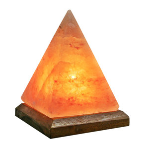 Lampe d'éclairage sel himayen en, pyramide en bambou, avec cordon électrique et ampoule, appareils électroménagers - Product Image 4