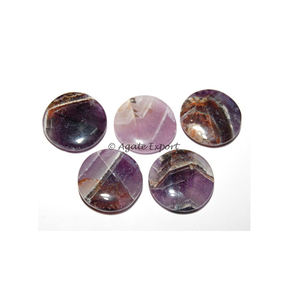 Pierres de palmier en améthyste naturelle, gravées, vente en gros - Product Image 1