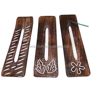New Style of Wooden Colored Iron Mounted <b>Incense</b> <b>Stick</b> <b>Holder</b> & Ash Catcher - Product Image 2