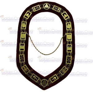 Masonic Royal Arch CHAIN COLLAR | Masonic RSM CHAIN COLLAR | Masonic regalia CHAIN COLLAR - Product Image 1