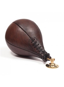Brown Real Leather Professional Punching Ball <b>for</b> <b>boxing</b> & gym Workout Training - Product Image 4