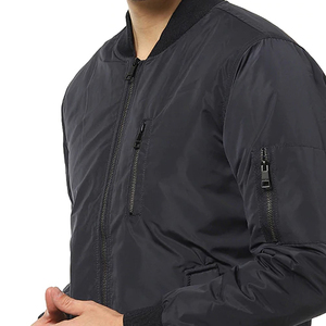 Men's <b>Slim</b> <b>Fit</b> Winter High Street Bomber <b>Jacket</b> Stand Collar Zipper Closure Stylish Outdoor Design Windproof Eco-Friendly - Product Image 5