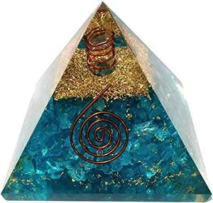 อนุภาพระดับเพชรลาบราดอร์ออร์โกไนต์ธรรมชาติ คริสตัลปิรามิดออร์โกไนต์ลาบราดอร์ออร์โกไนต์สีเทาส่องแสง ป้องกัน EMF พลังงานปิรามิดออร์โกไนต์ - Product Image 6