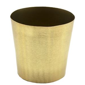 Wholesale Bulk Home Decorative <b>Brush</b> Brass Plating Iron Indian <b>Round</b> Votive Candle Holder Handmade Customized - Product Image 1