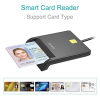 OEM Online Bank Writer Software Type-C USB Smart Card Reader for emv chip sim ic id credit card reader