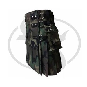 Correa de Cuero con Camuflaje Urbano para Hombre, Estilo Kilt, Deportivo y a la Moda - Product Image 4