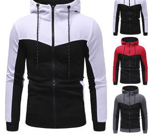 Sudaderas con capucha para hombre de calidad superior 100% forro polar de algodón con logotipo OEM y diseño poliéster teñido liso/algodón para invierno - Product Image 6