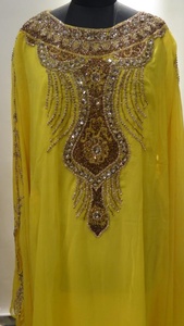 ฟาราชาคาฟตานาบีอะบายาดูไบ Abaya Kaftan ดีไซน์งานคริสตัลคุณภาพสูง - Product Image 6