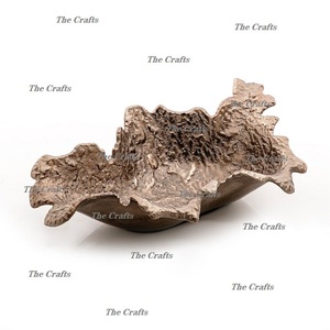 Bol décoratif en aluminium, design unique, bol de service pour aliments, taille et forme personnalisées, bol pour fruits secs, chocolat - Product Image 4