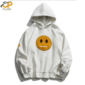 Sudadera con capucha unisex, ropa de calle de alta calidad, con botón bordado personalizado, toalla, nueva - Product Image 4