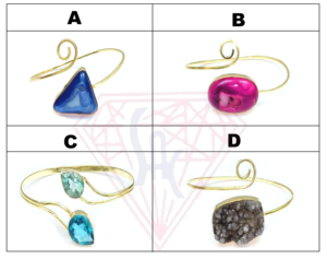 Designer Multi Gemstone <b>Gold</b> <b>Plated</b> Jewelry Vintage Adjustable Handmade Birthstone Boho <b>Bangles</b> for Women - Product Image 1