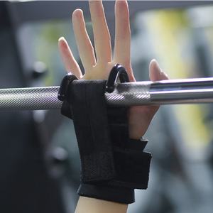 Sports Premium <b>Weight</b> Lifting <b>Wrist</b> Hooks Straps for Maximum Grip Weightlifting Training Fitness <b>Wrists</b> Supports Iron Neoprene - Product Image 1