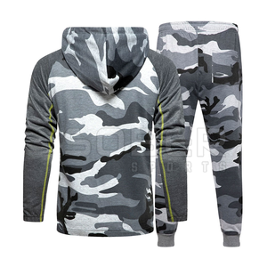 Ensemble de survêtement pour homme, imprimé Camouflage, vêtements d'extérieur, meilleur vente - Product Image 2