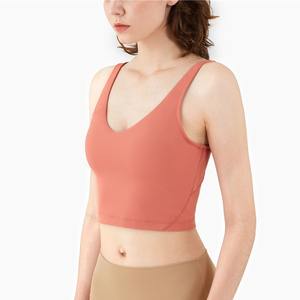 Sujetador deportivo sin costuras para mujer, Top transpirable para gimnasio, correr, Yoga, ejercicio - Product Image 5