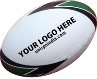 Pelota de Rugby táctil cosida totalmente a mano, con vejiga, caucho sintético 2022, balón de fútbol táctil