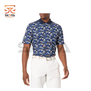 Polo de Golf personalizado para hombre, camisa de manga corta con logotipo impreso bordado, ropa de trabajo, solapa, logotipo personalizado - Product Image 2